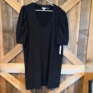 Chico's Black Puff Sleeve Blouse